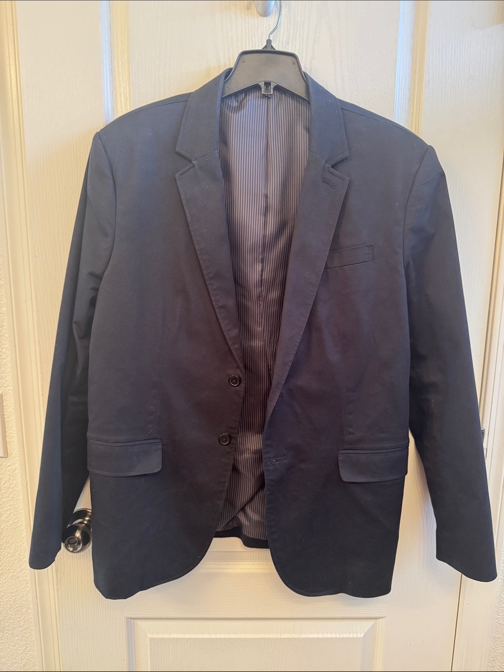 Moschino Men's black Sport Coat - Classic Two-Button Blazer